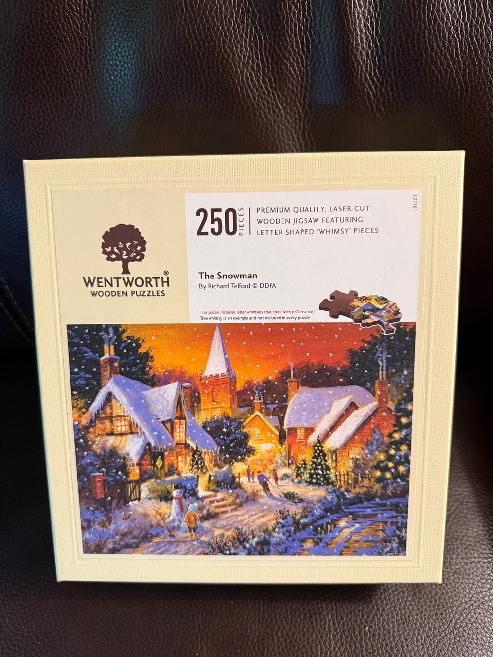 Wentworth Wooden Puzzle The Snowman.  250 piece excellent condition